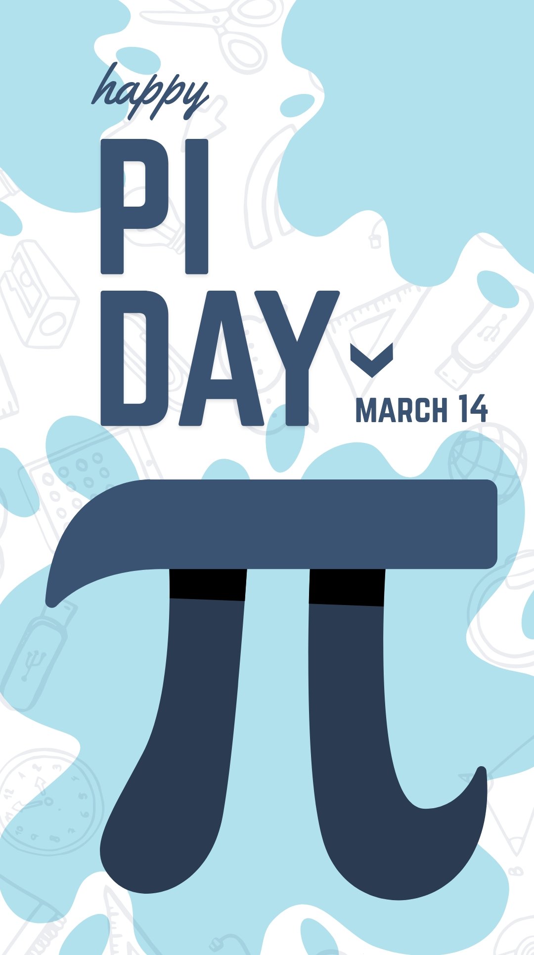 Pi Day Instagram Story Template