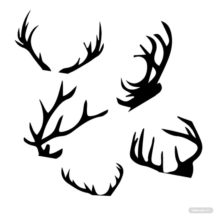Free Deer Horn Vector