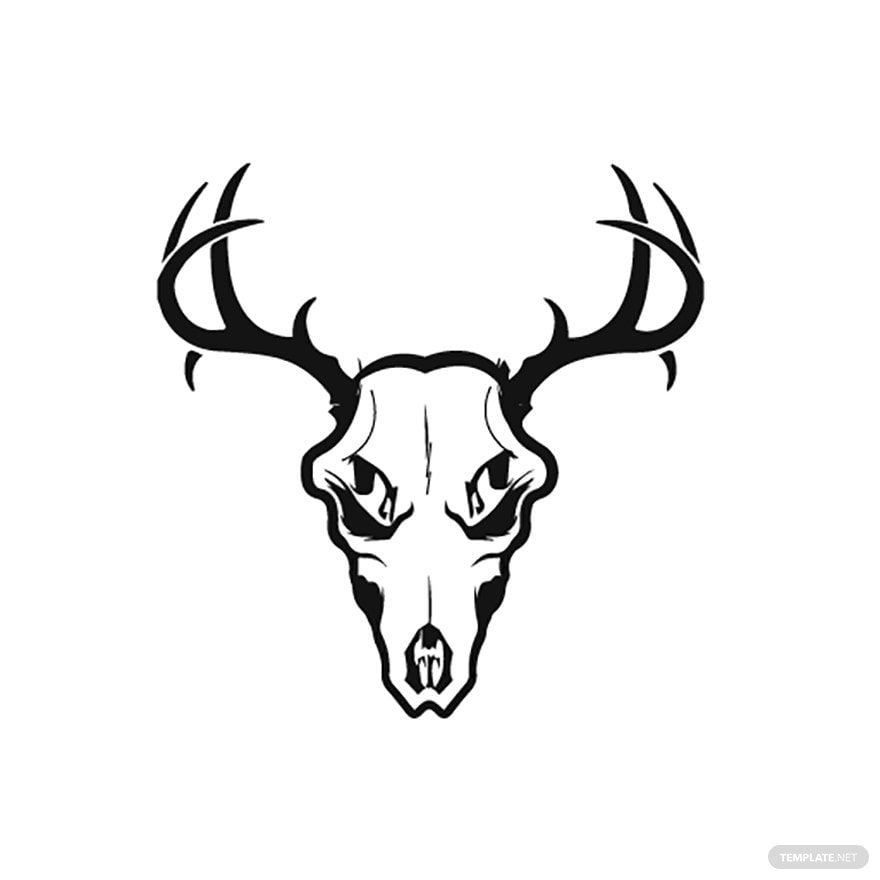 Free Deer Skull Vector