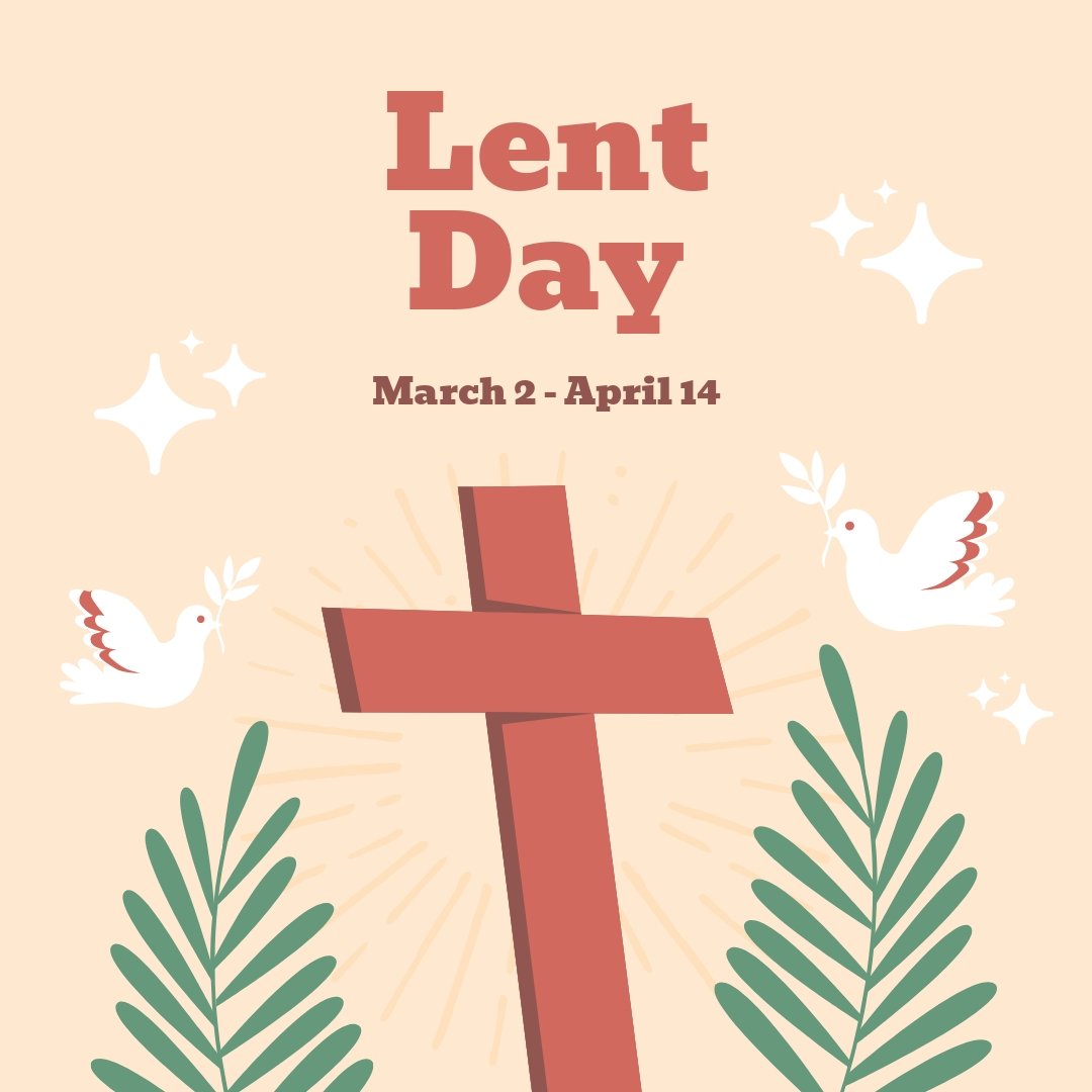 Lent Day Instagram Post Template