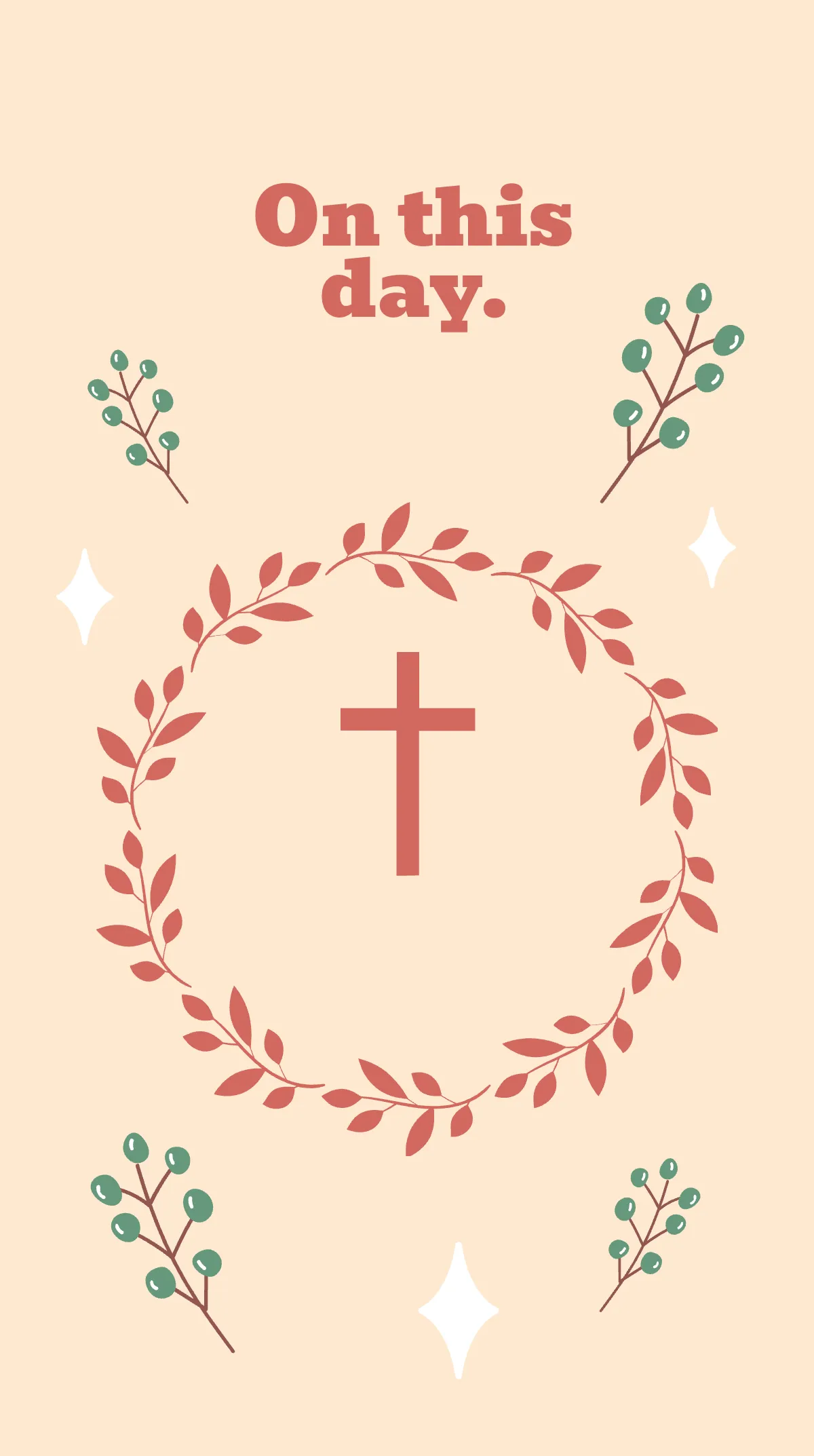 Free Lent Day Instagram Story Template to Edit Online