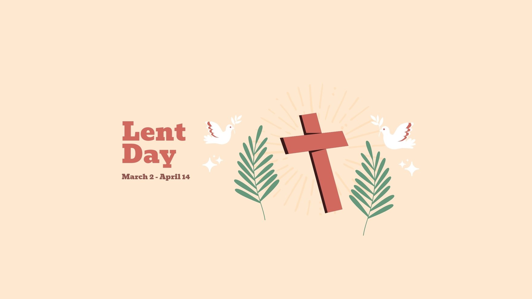 Lent Day Youtube Banner Template