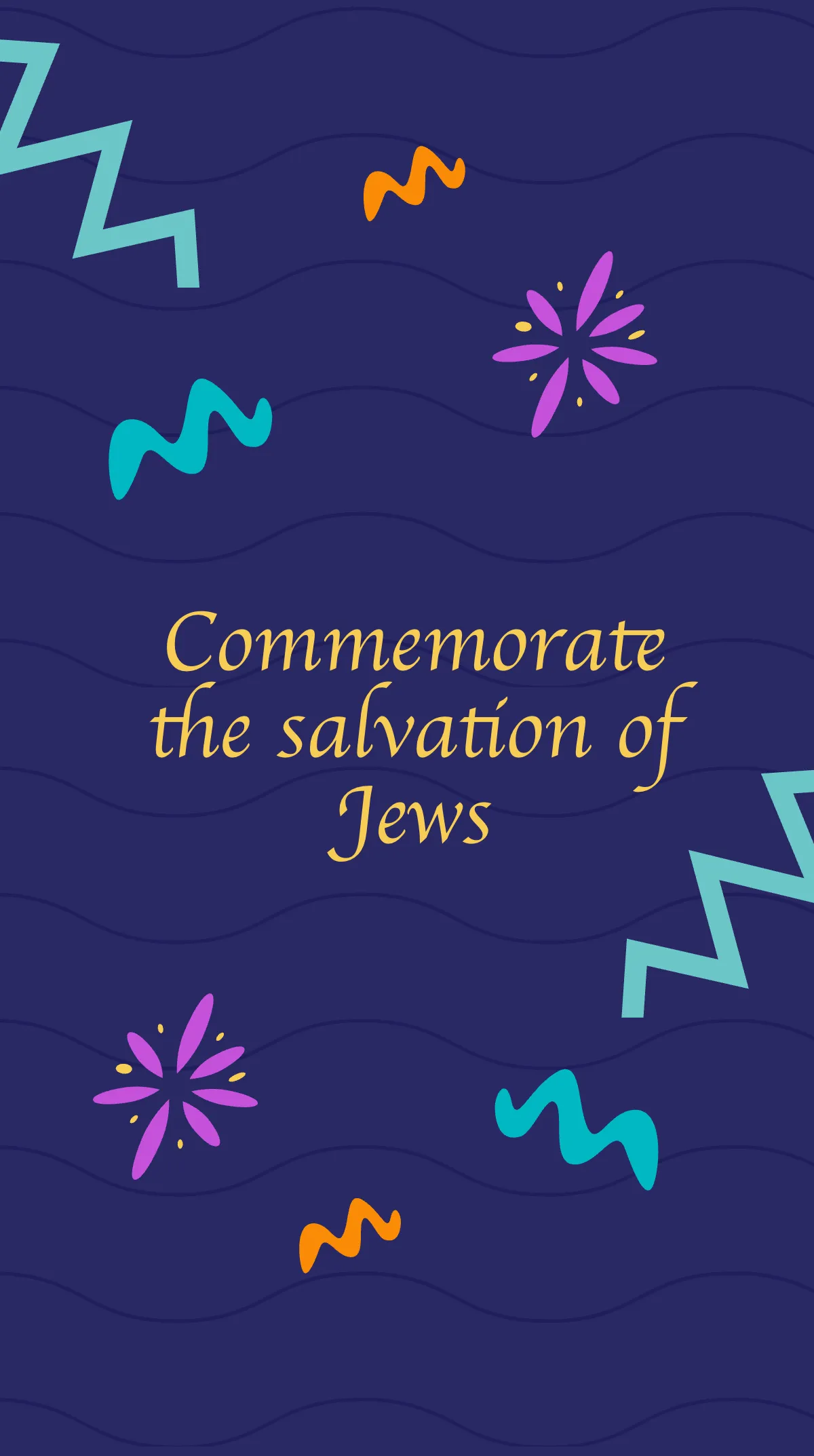 Free Happy Purim Instagram Story Template to Edit Online