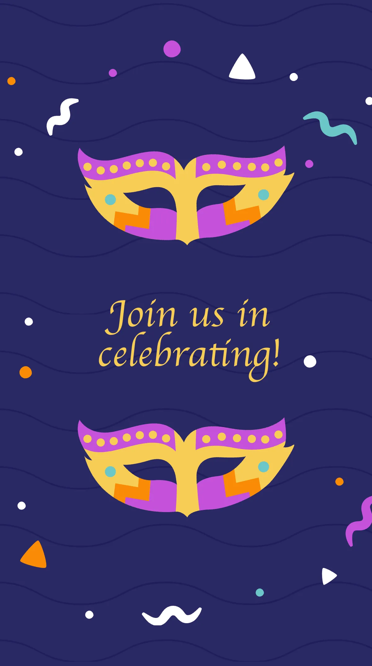 Free Happy Purim Instagram Story Template to Edit Online