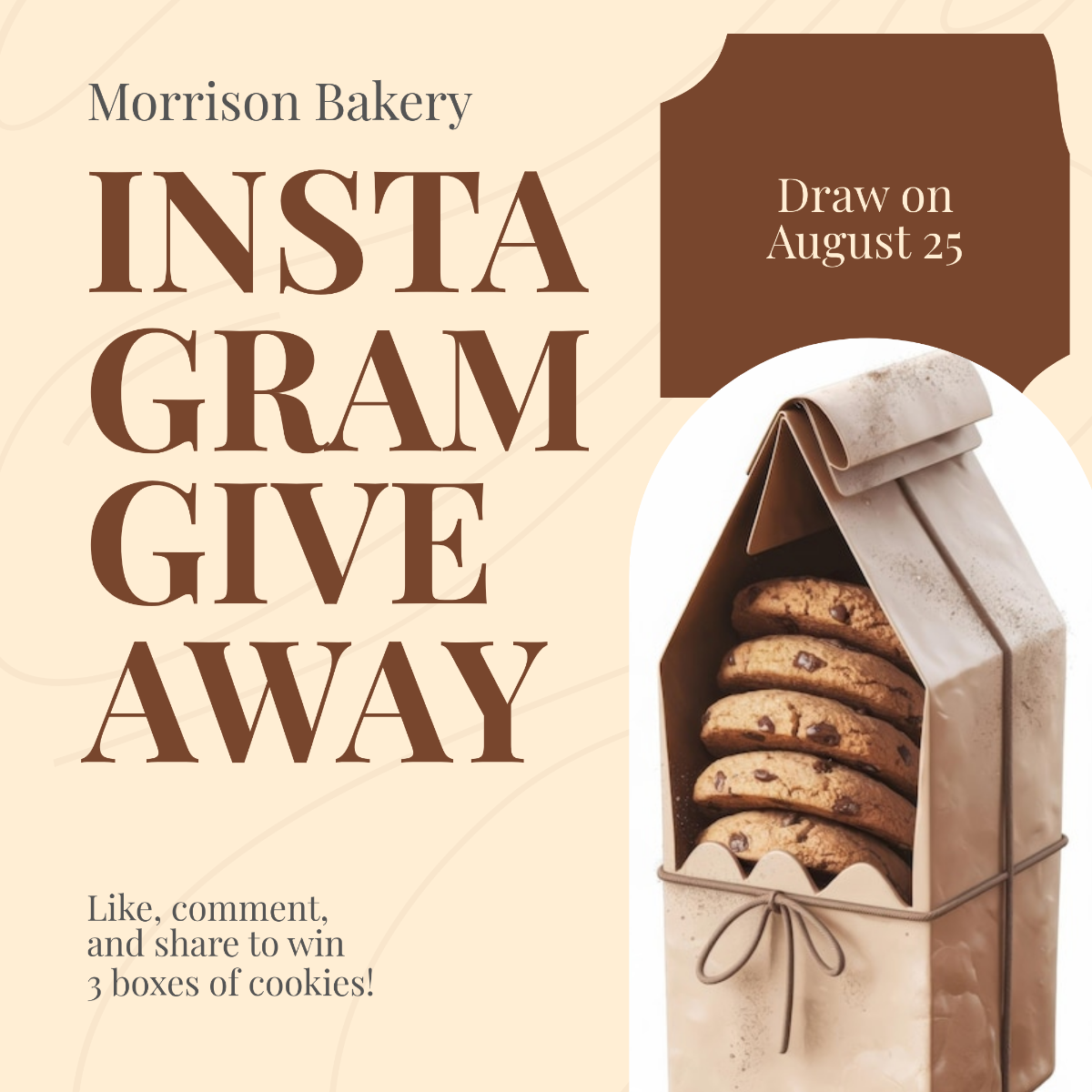 Free Small Business Instagram Giveaway Template