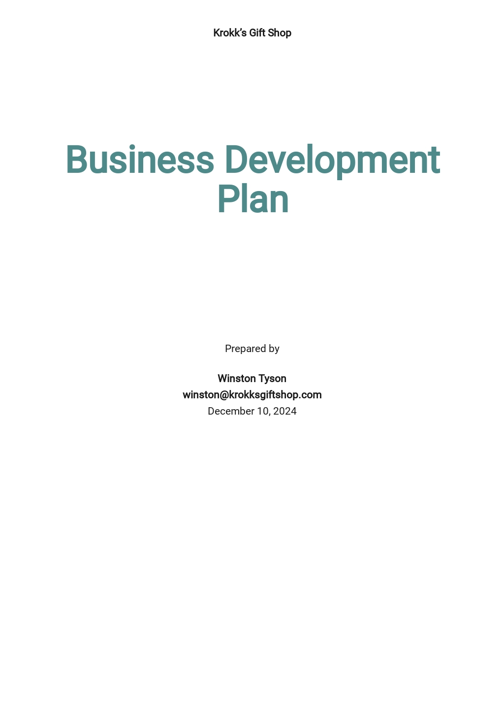 Download 14+ Business Development Plan Templates - Google Docs ...