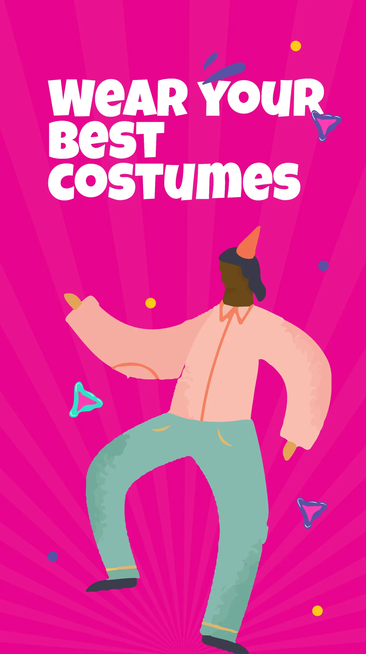Free Purim Festival Instagram Story Template to Edit Online