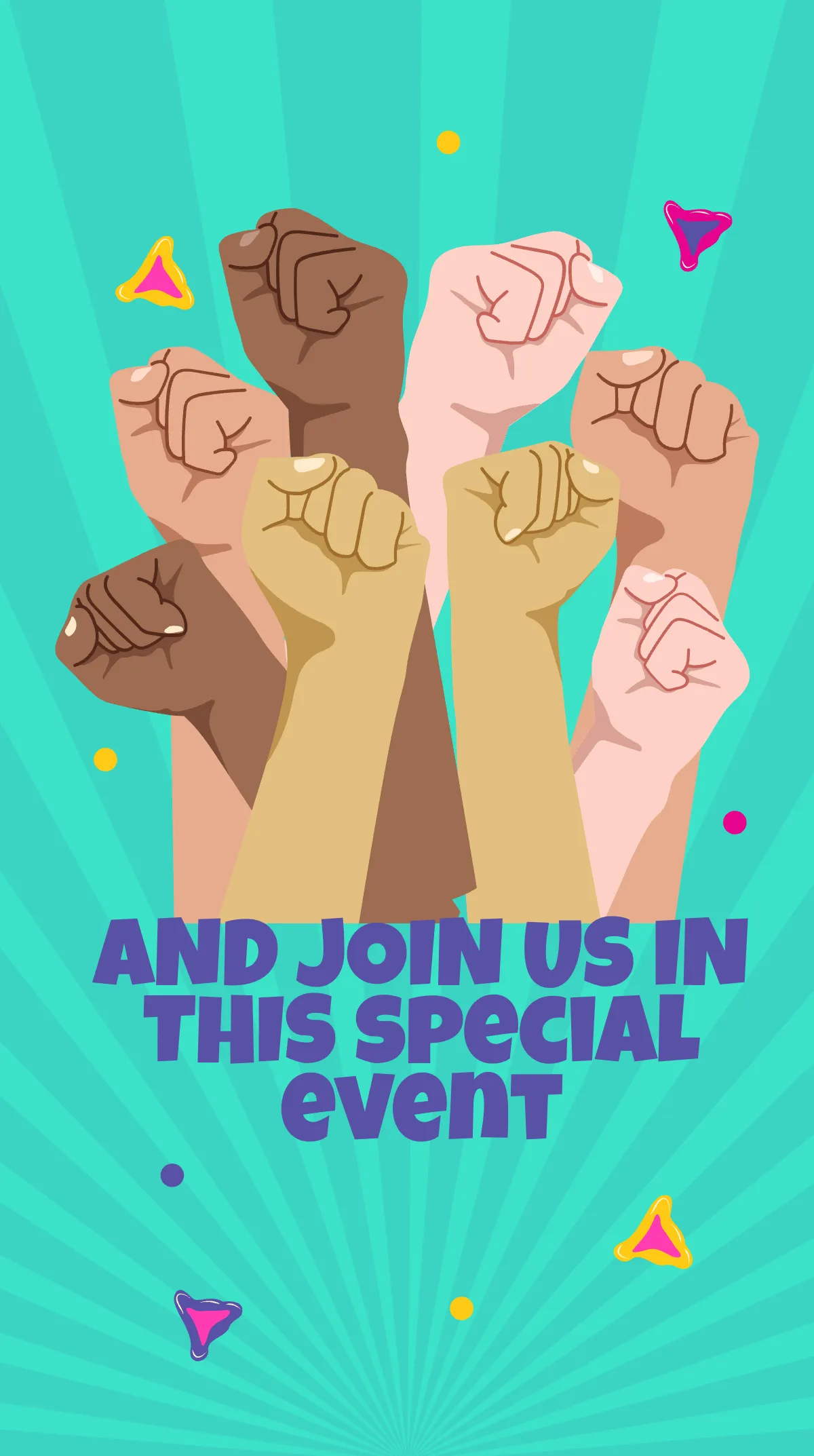 Free Purim Festival Instagram Story Template to Edit Online