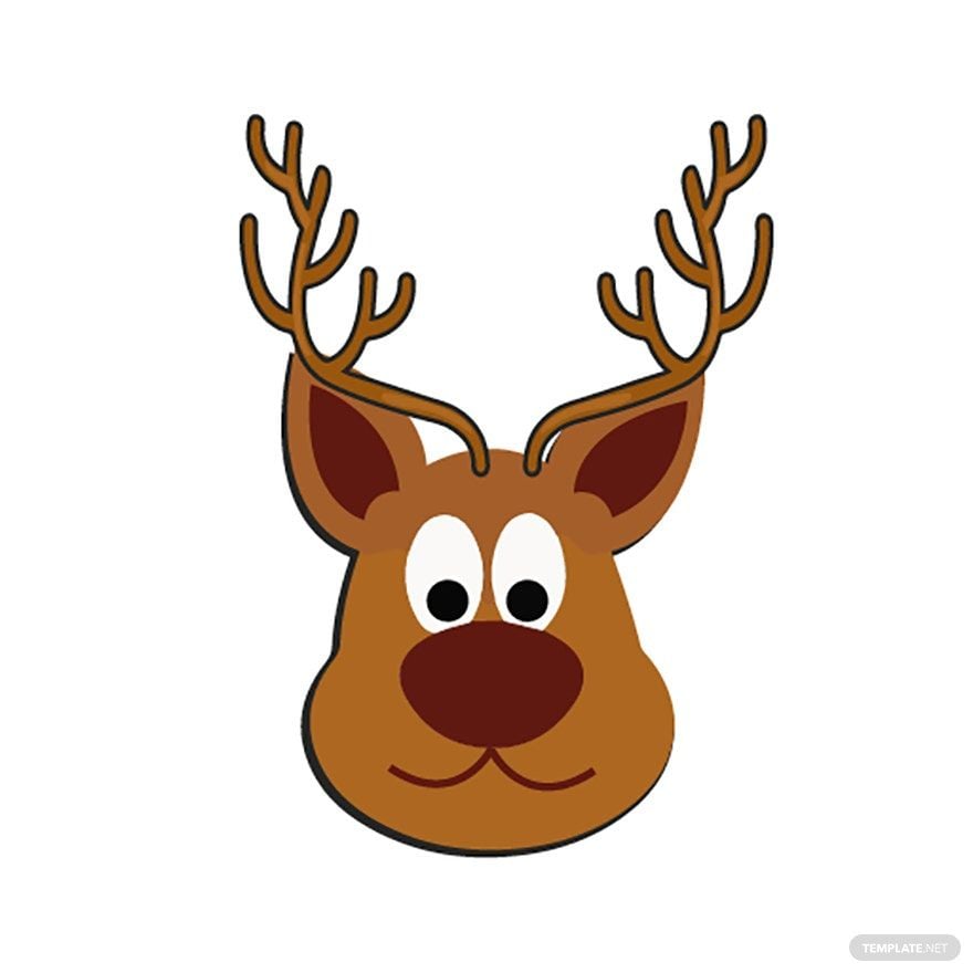Free Cute Deer Vector in Illustrator, EPS, SVG, JPG, PNG