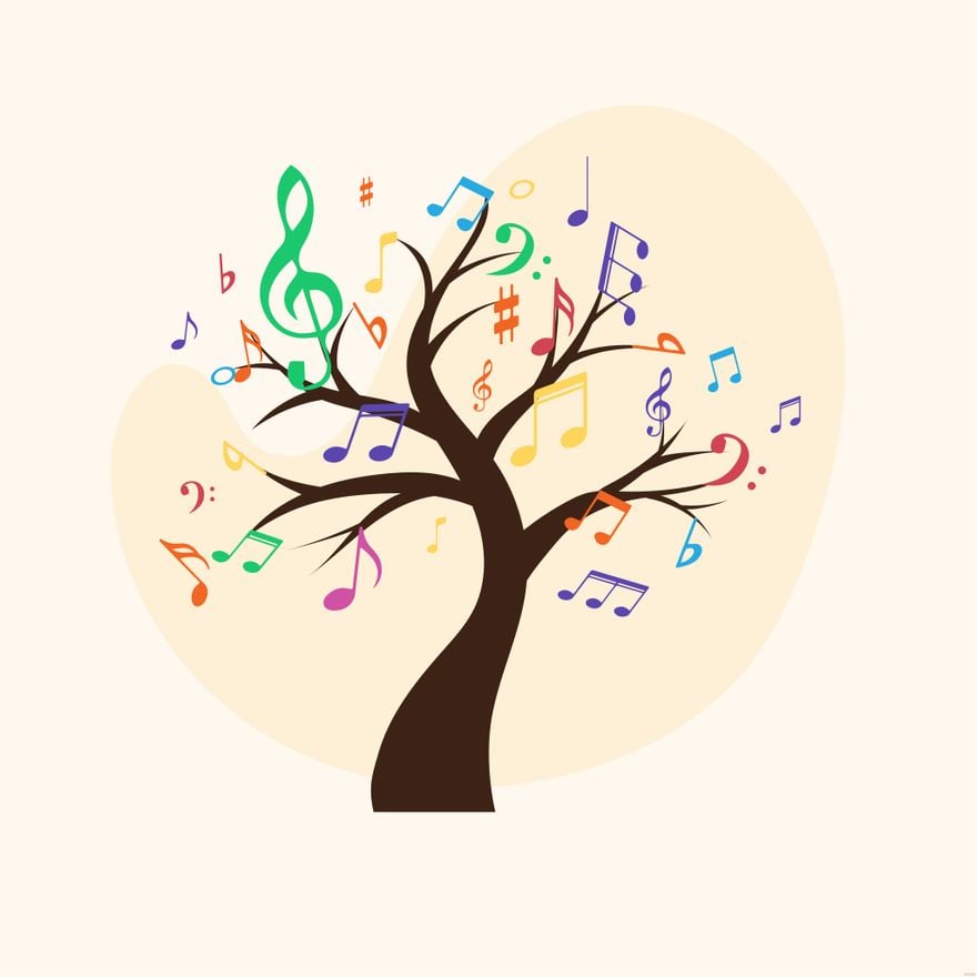Free Music Tree Illustration