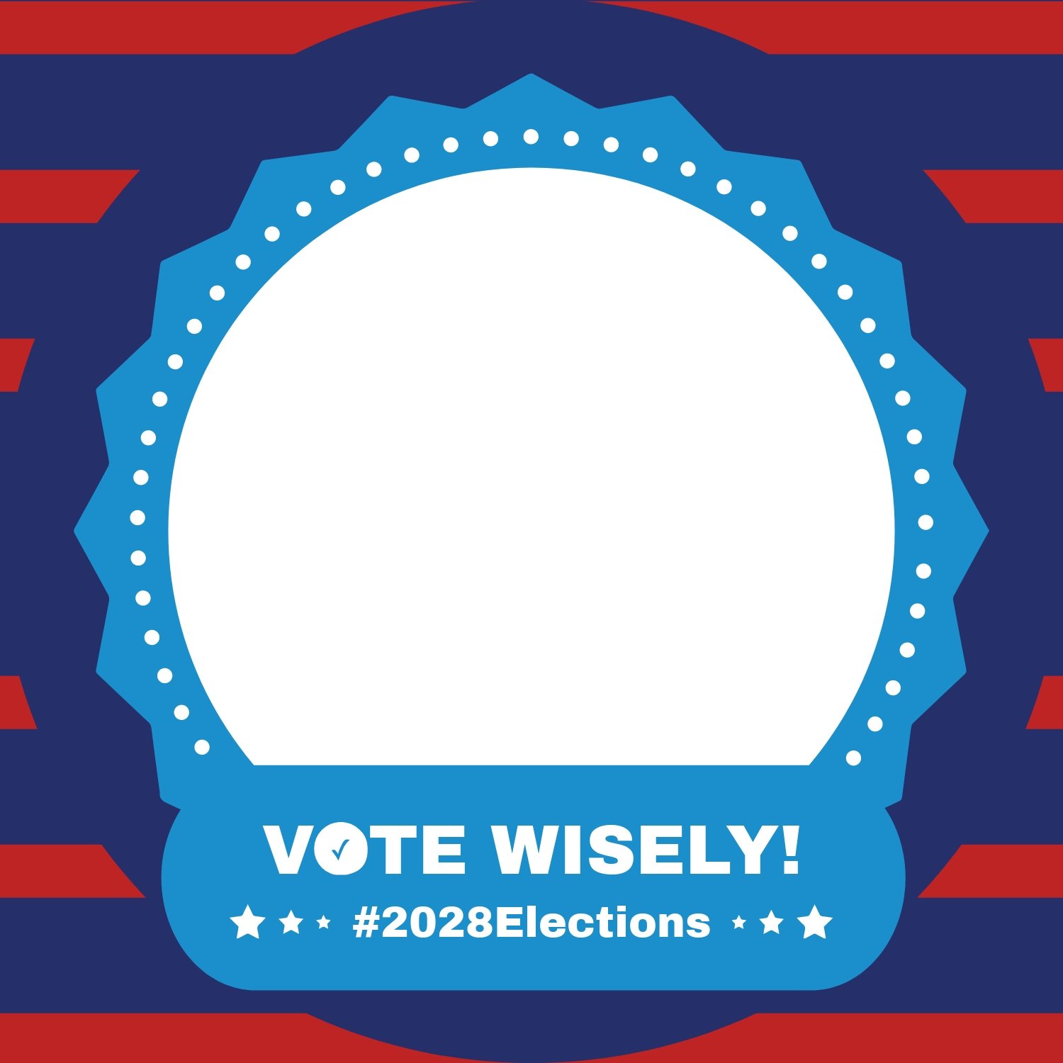 Free Election Facebook Profile Frame Template