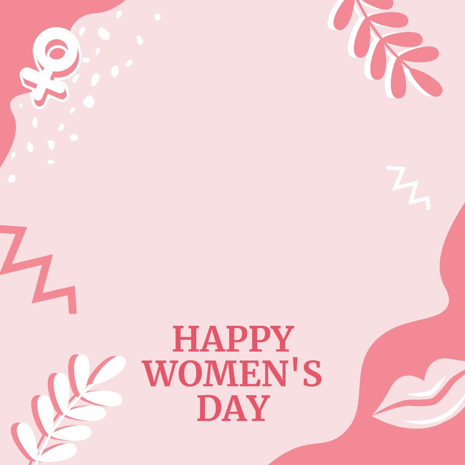 Womens Day Facebook Profile Frame Template