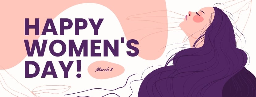Happy Women's Day Facebook Cover Template