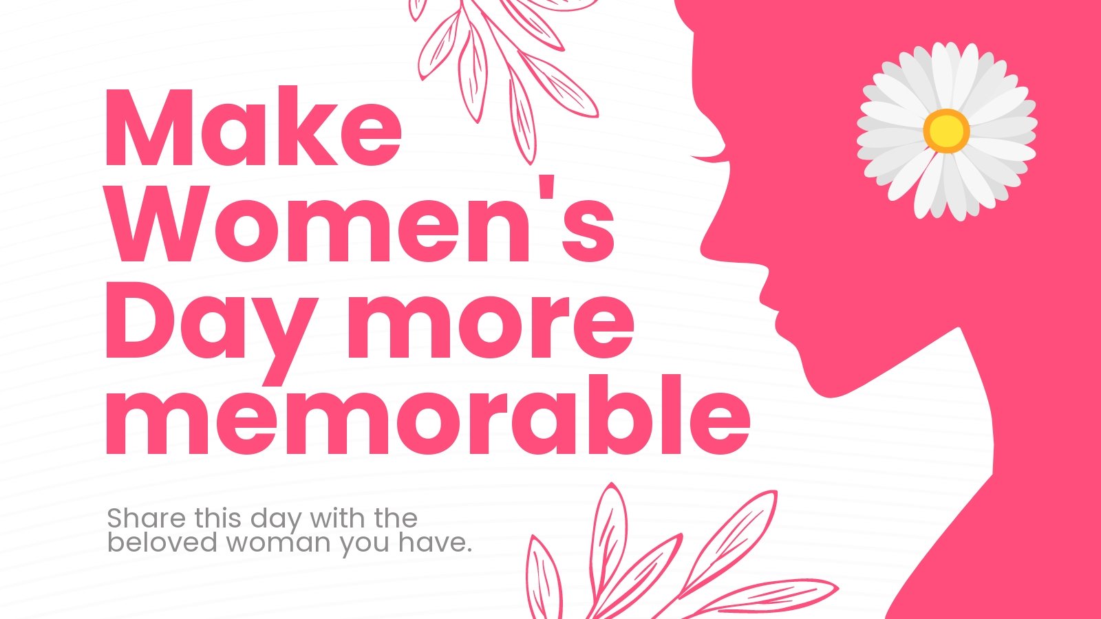 Women's Day Twitter Ad Template