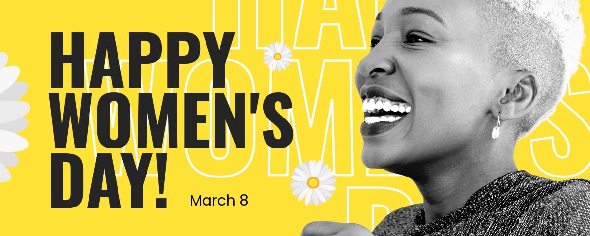 Happy Women's Day Twitch Banner Template