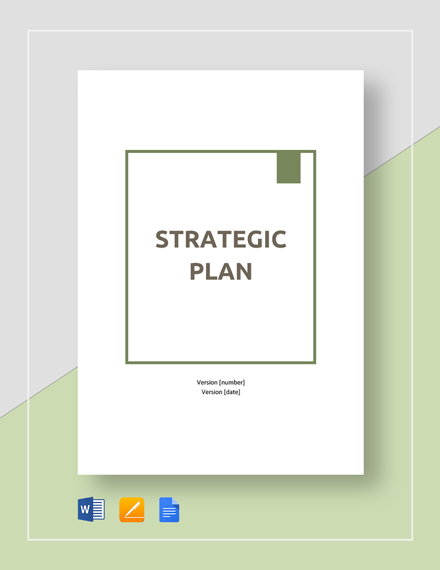 5 Year Strategic Plan Template Google Docs Word Apple Pages PDF 
