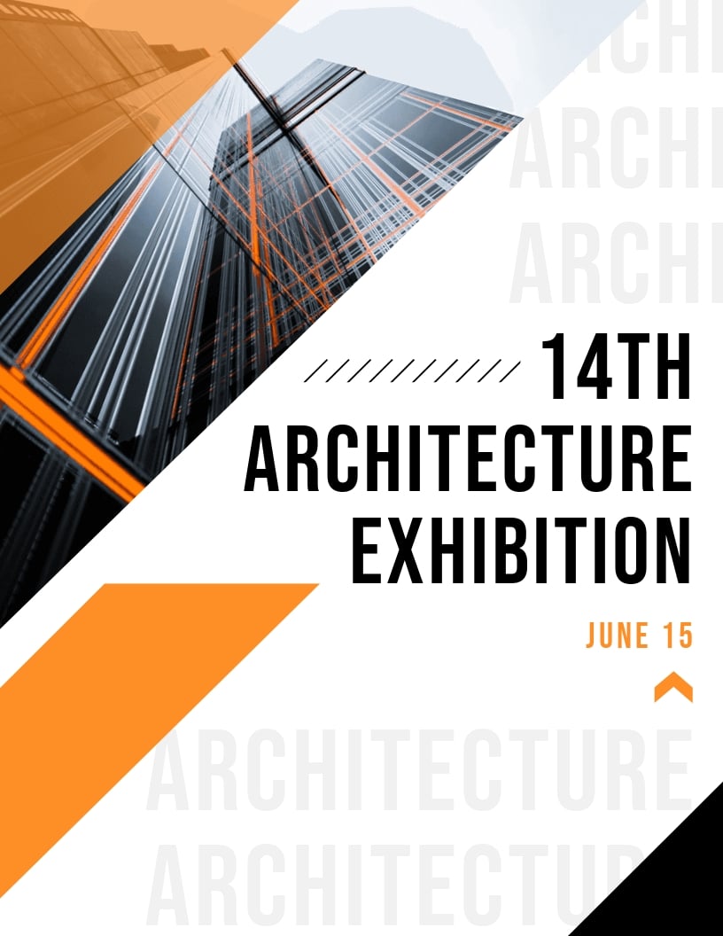 Architecture Exhibition Flyer Template