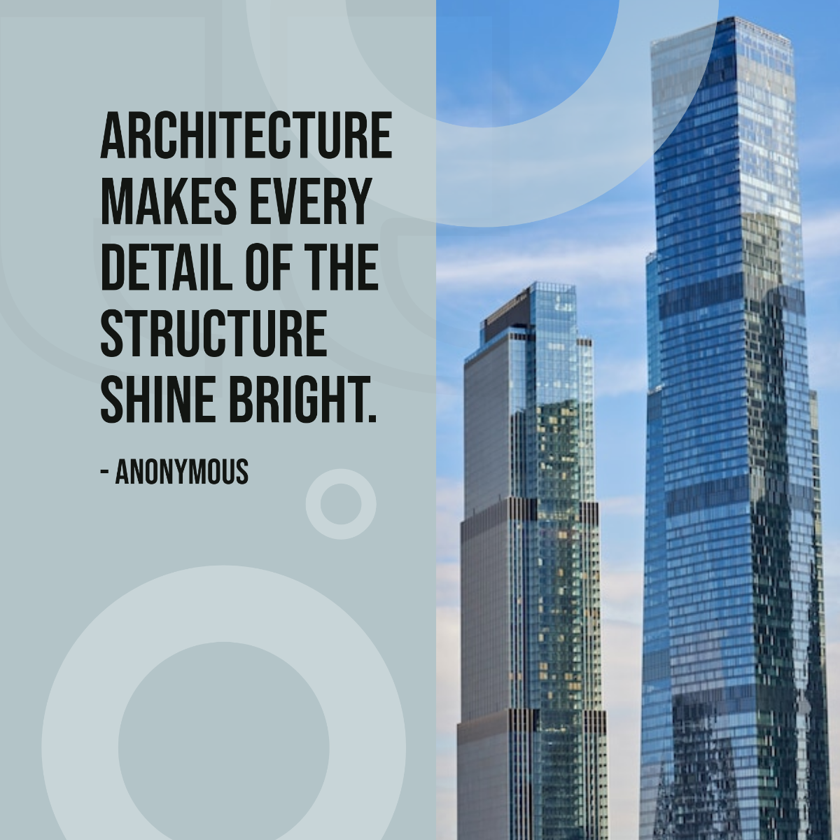Free Architecture Quote Instagram Post Template