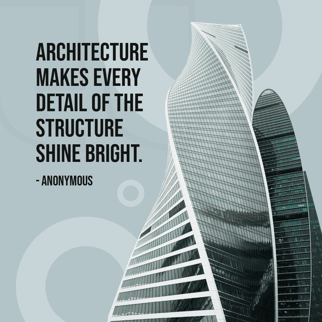 Free Architecture Quote Instagram Post Template