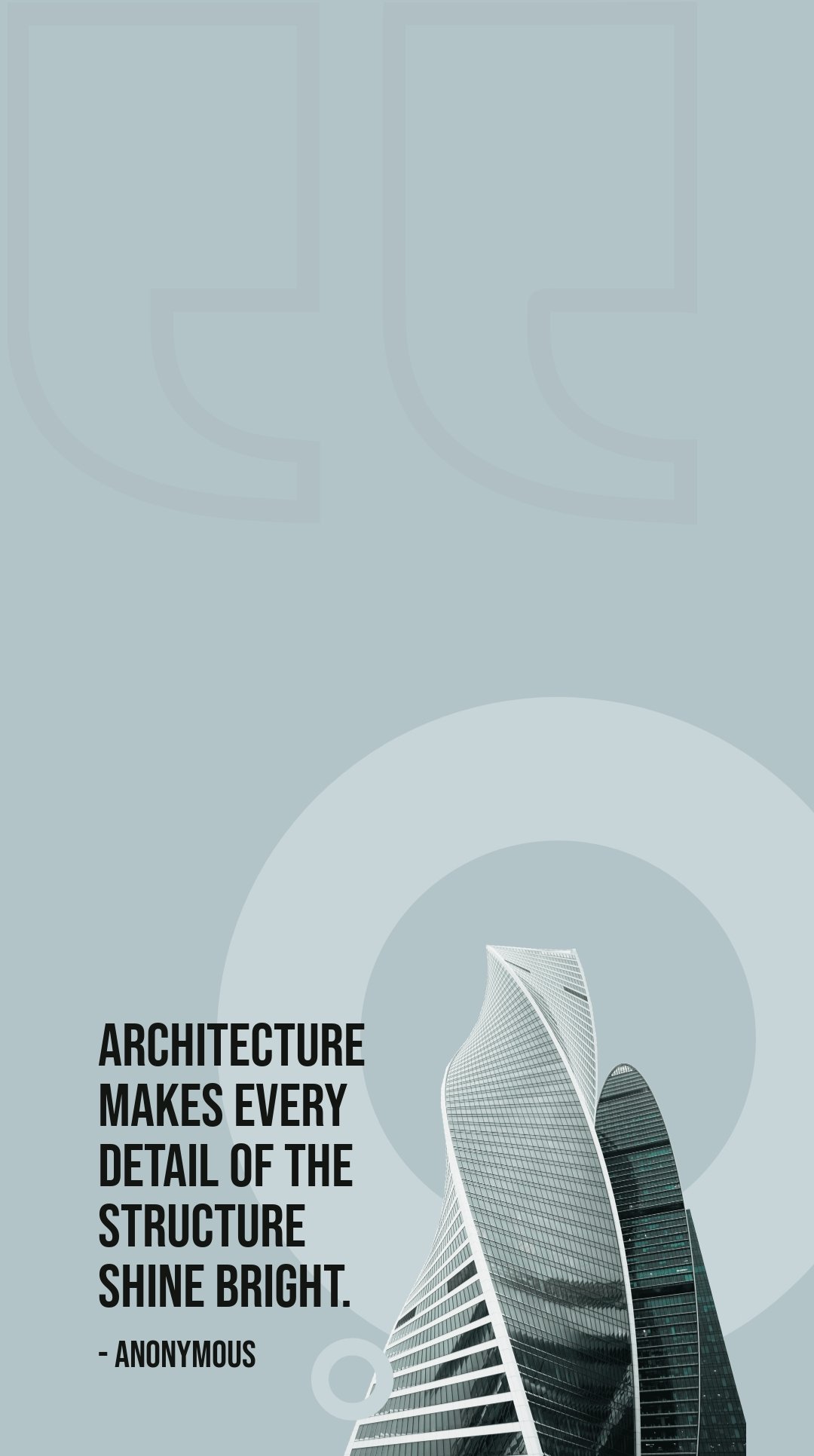 Free Architecture Quote Snapchat Geofilter Template