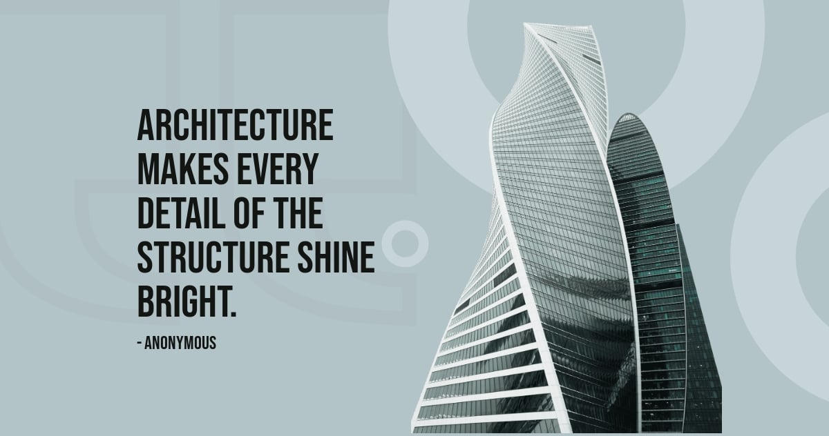 Architecture Quote Facebook Post Template
