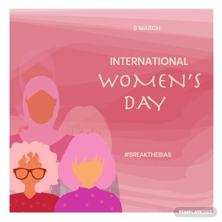 Free Pink Women's Day Vector - EPS, Illustrator, JPG, PNG, SVG ...