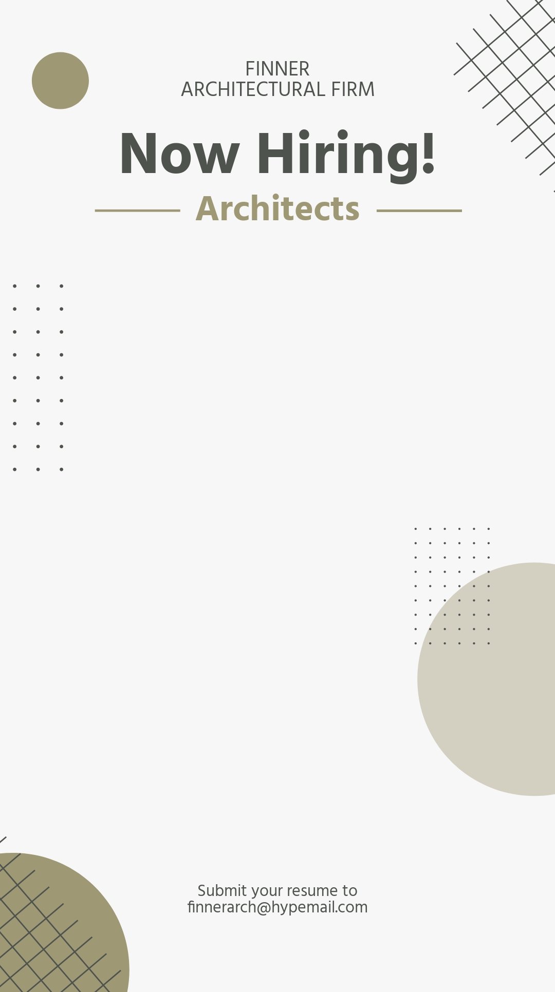 Architecture Hiring Snapchat Geofilter Template