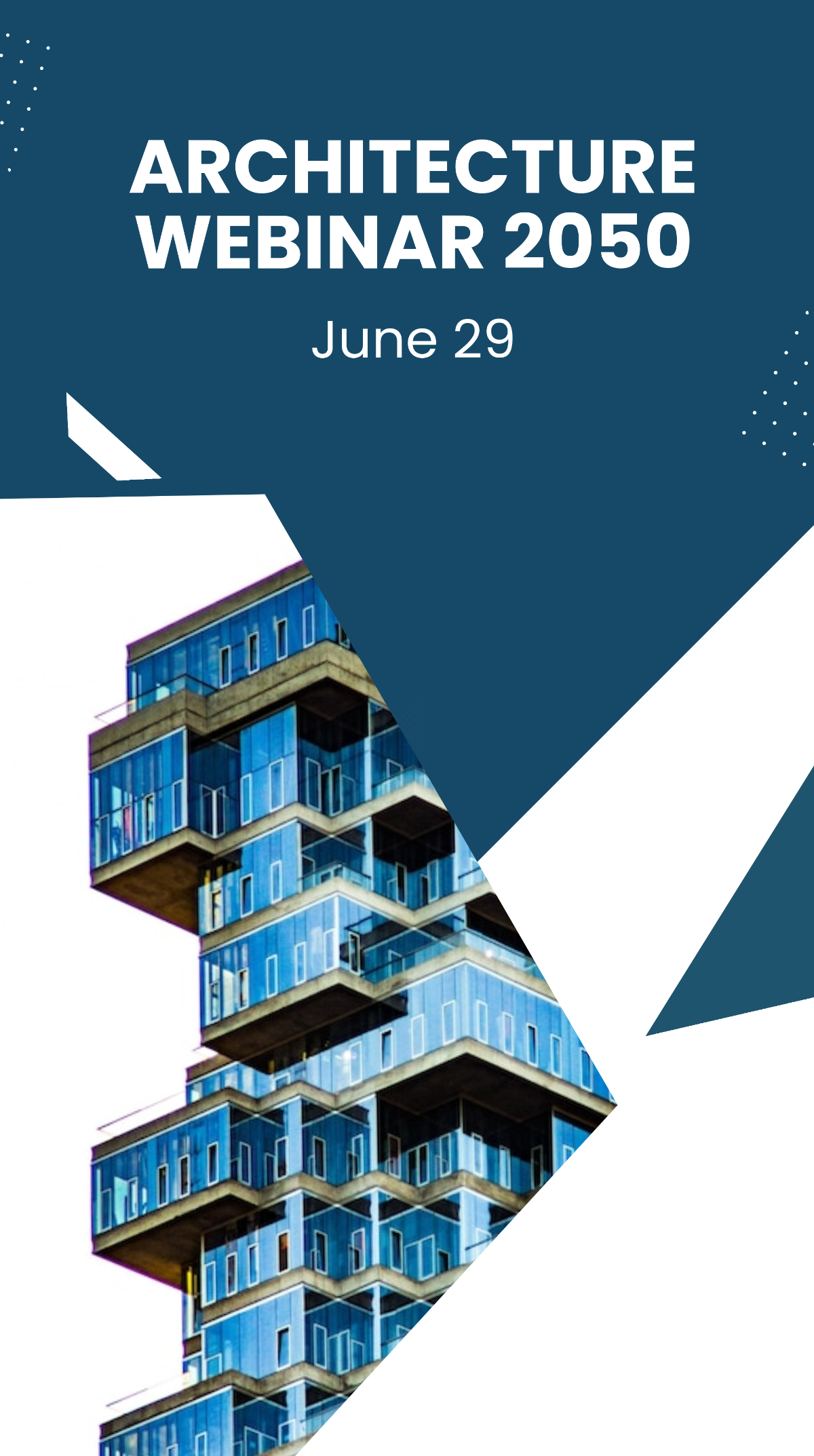 Free Architecture Webinar Whatsapp Post Template to Edit Online