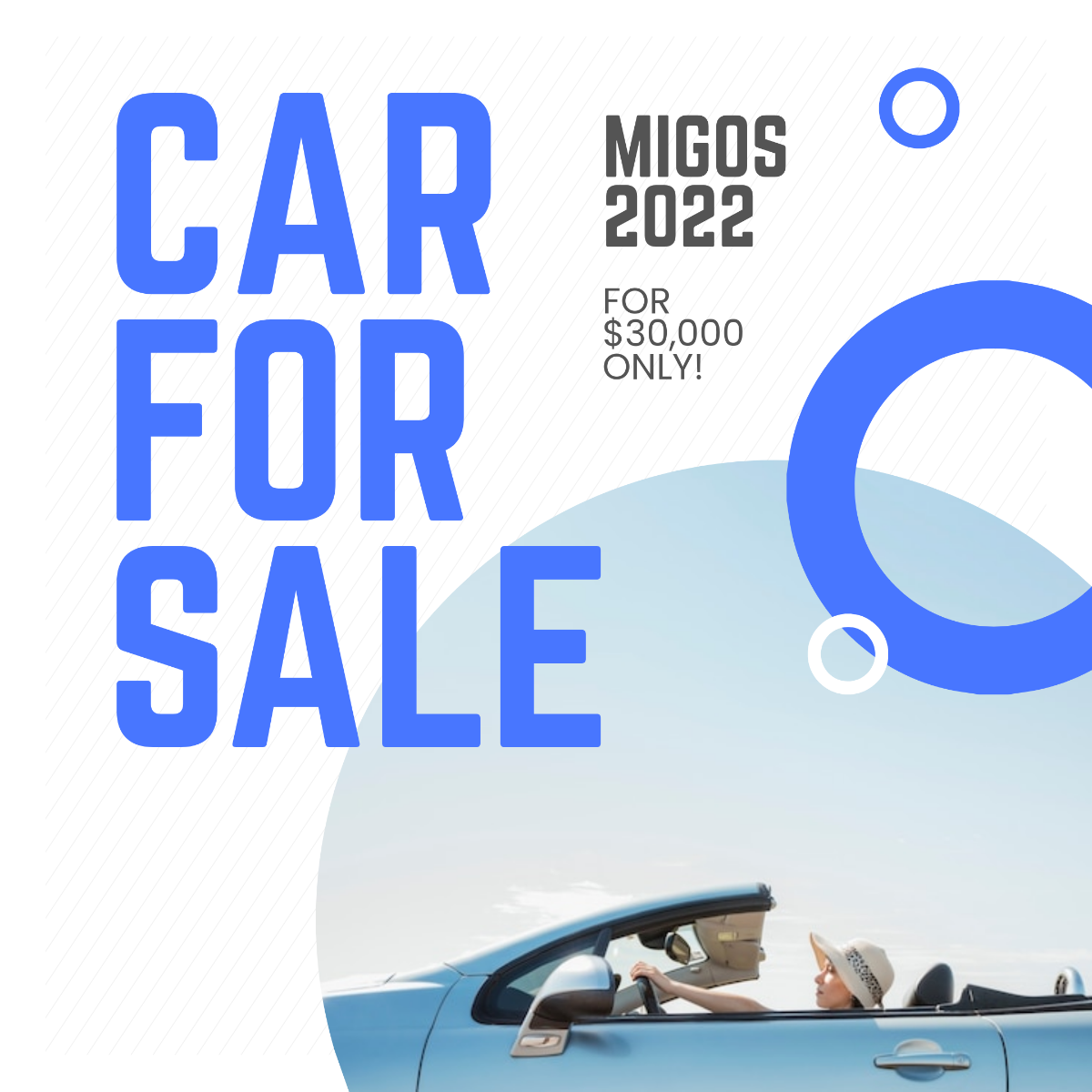 Free Car Sale Instagram Post Template