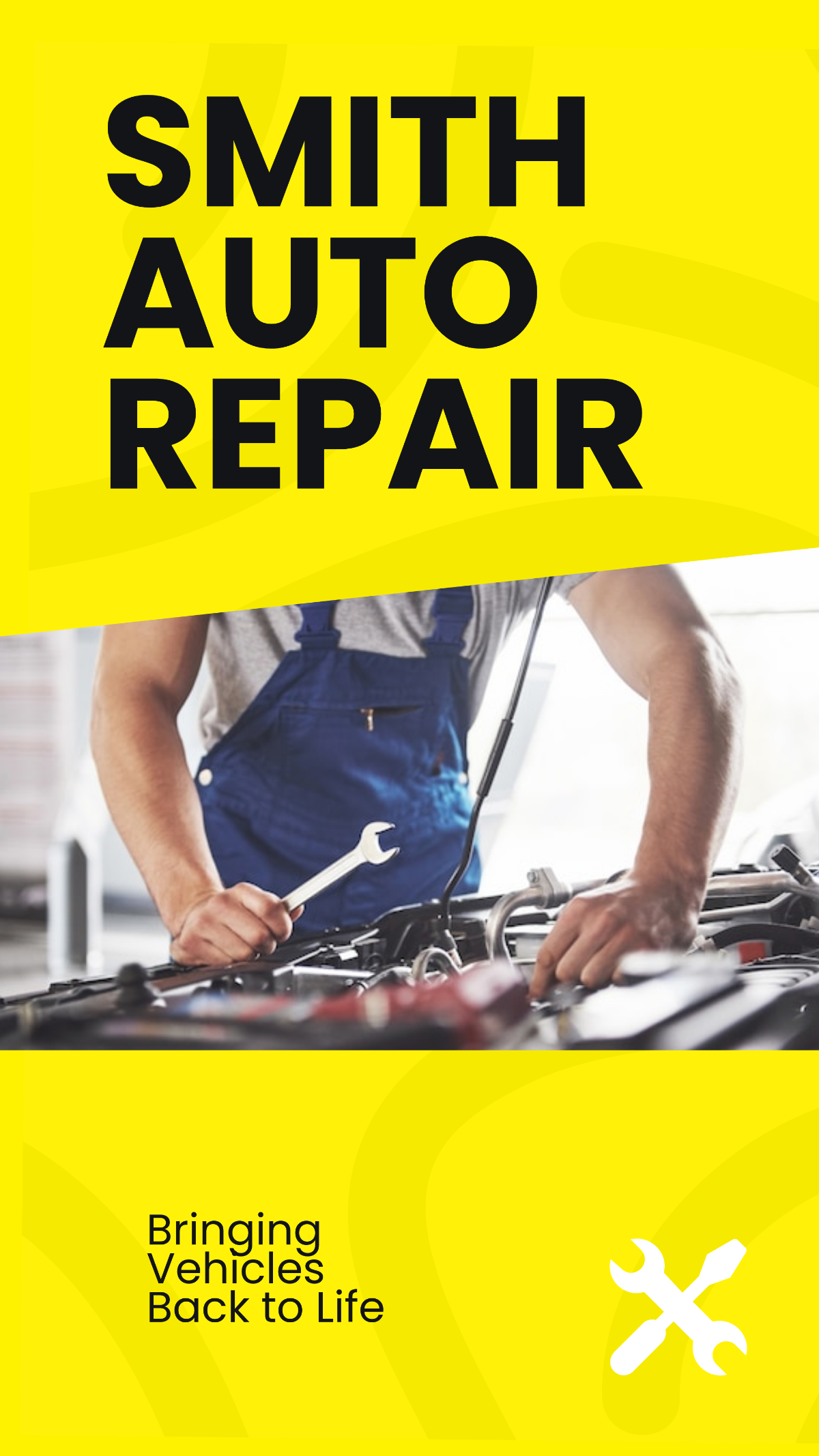 Free Auto Repair Instagram Story Template to Edit Online