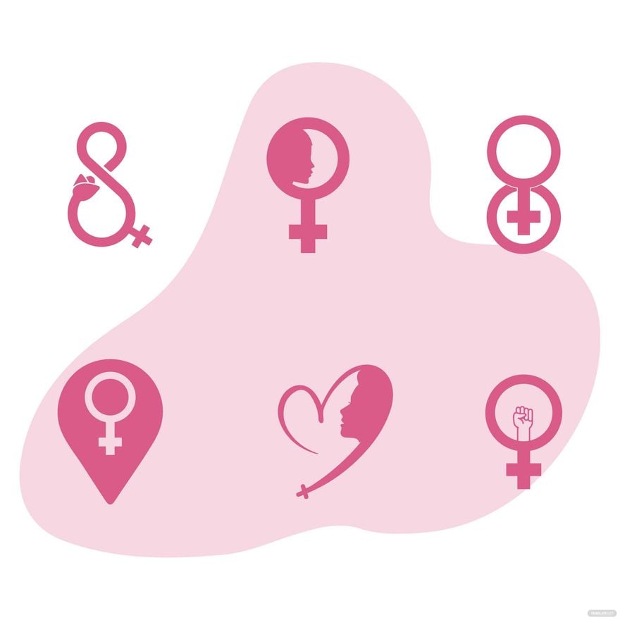 Free Women's Day Icon Vector