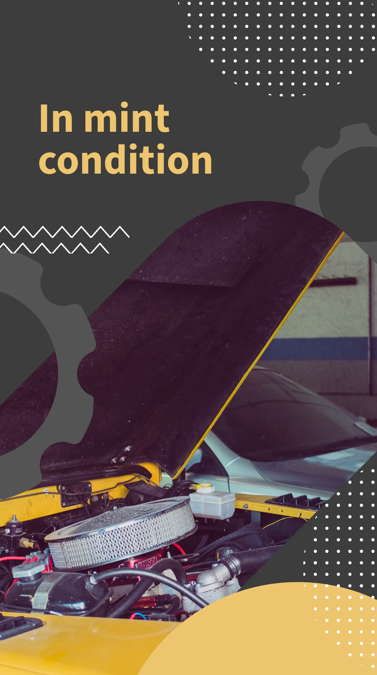 Free Car Mechanic Instagram Story Template to Edit Online