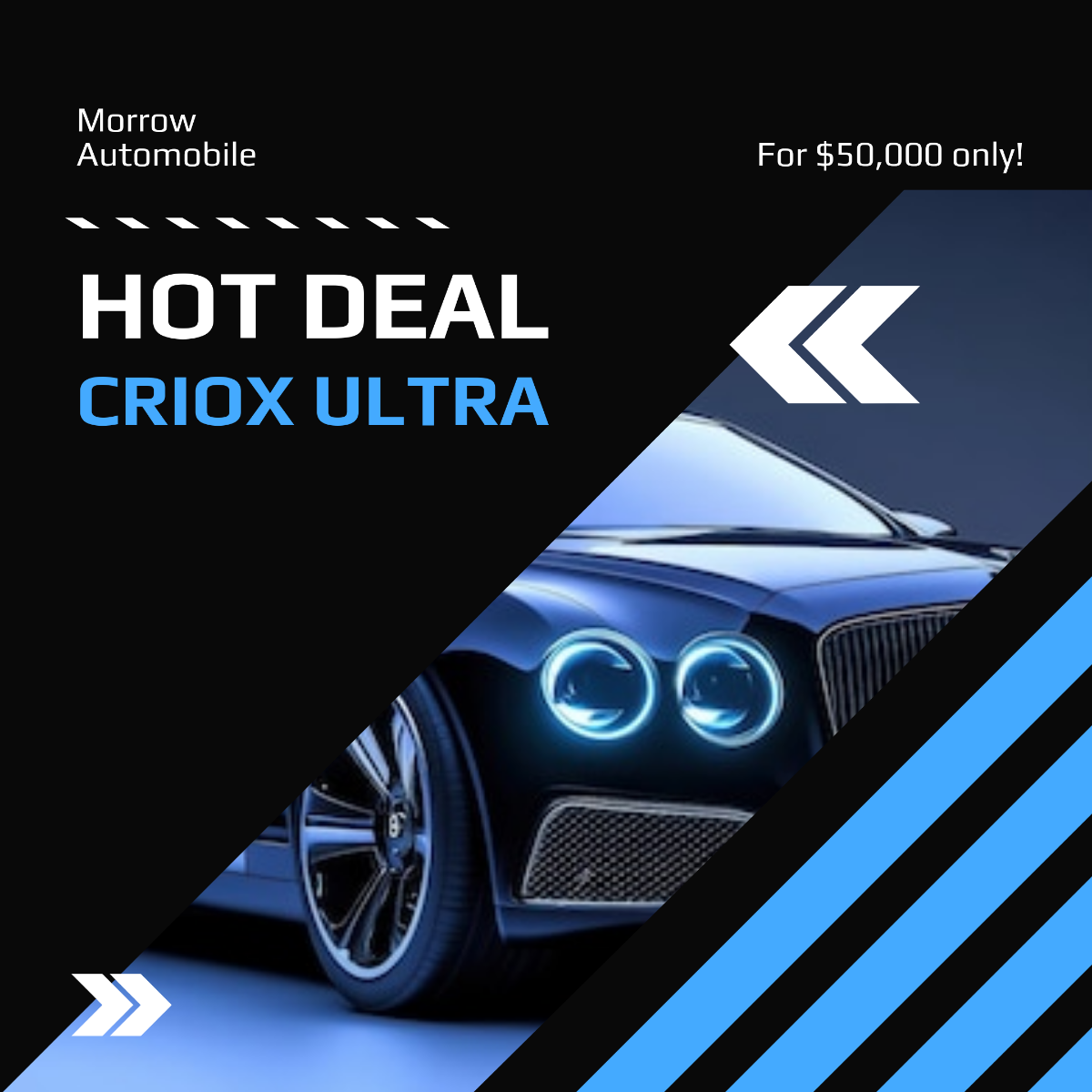 Free Car Advertisement Instagram Post Template