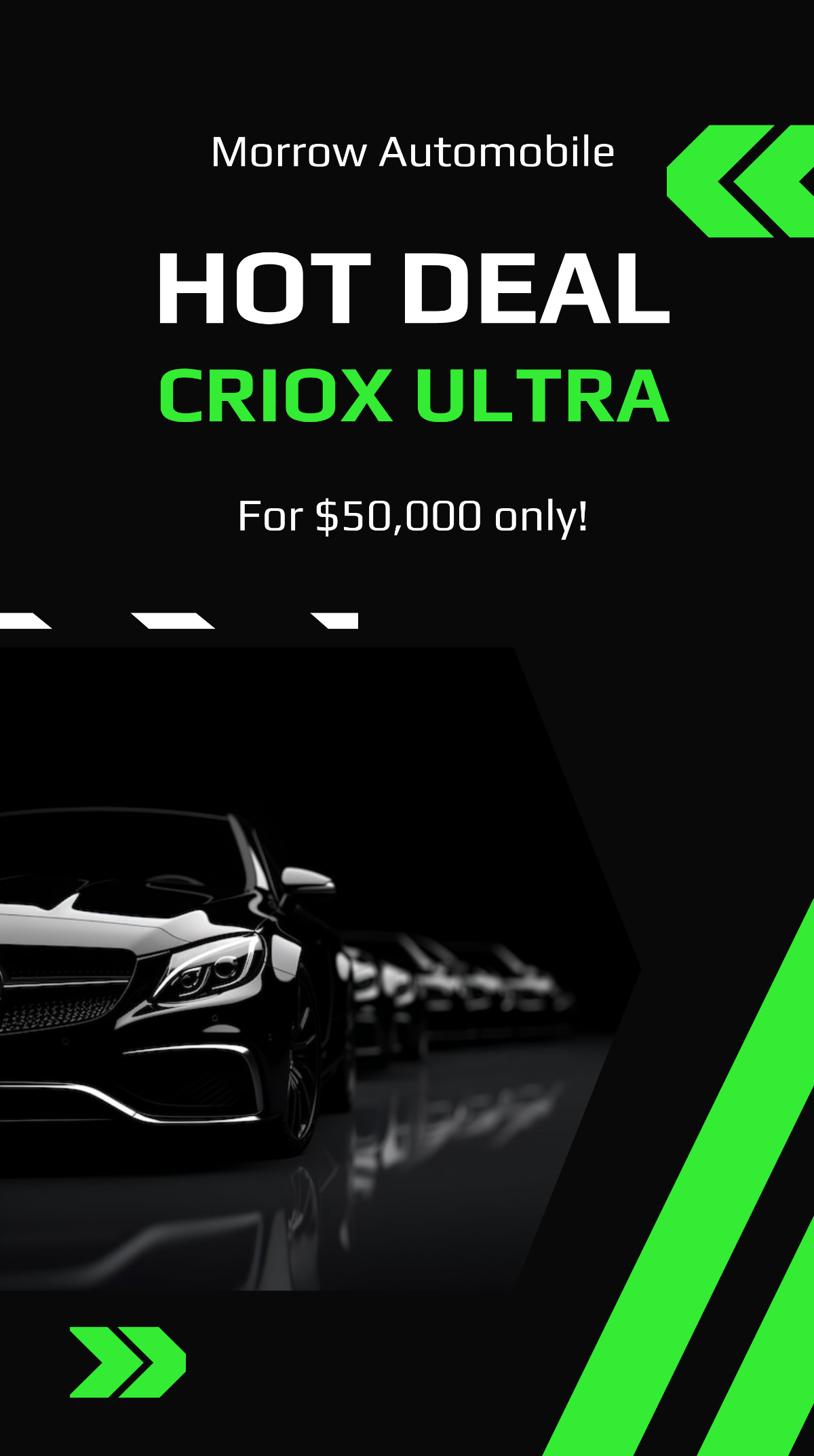 Free Car Advertisement WhatsApp Post Template to Edit Online