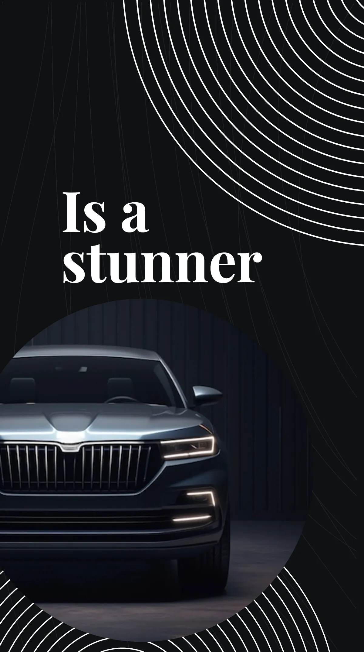 Free Luxury Car Instagram Story Template to Edit Online