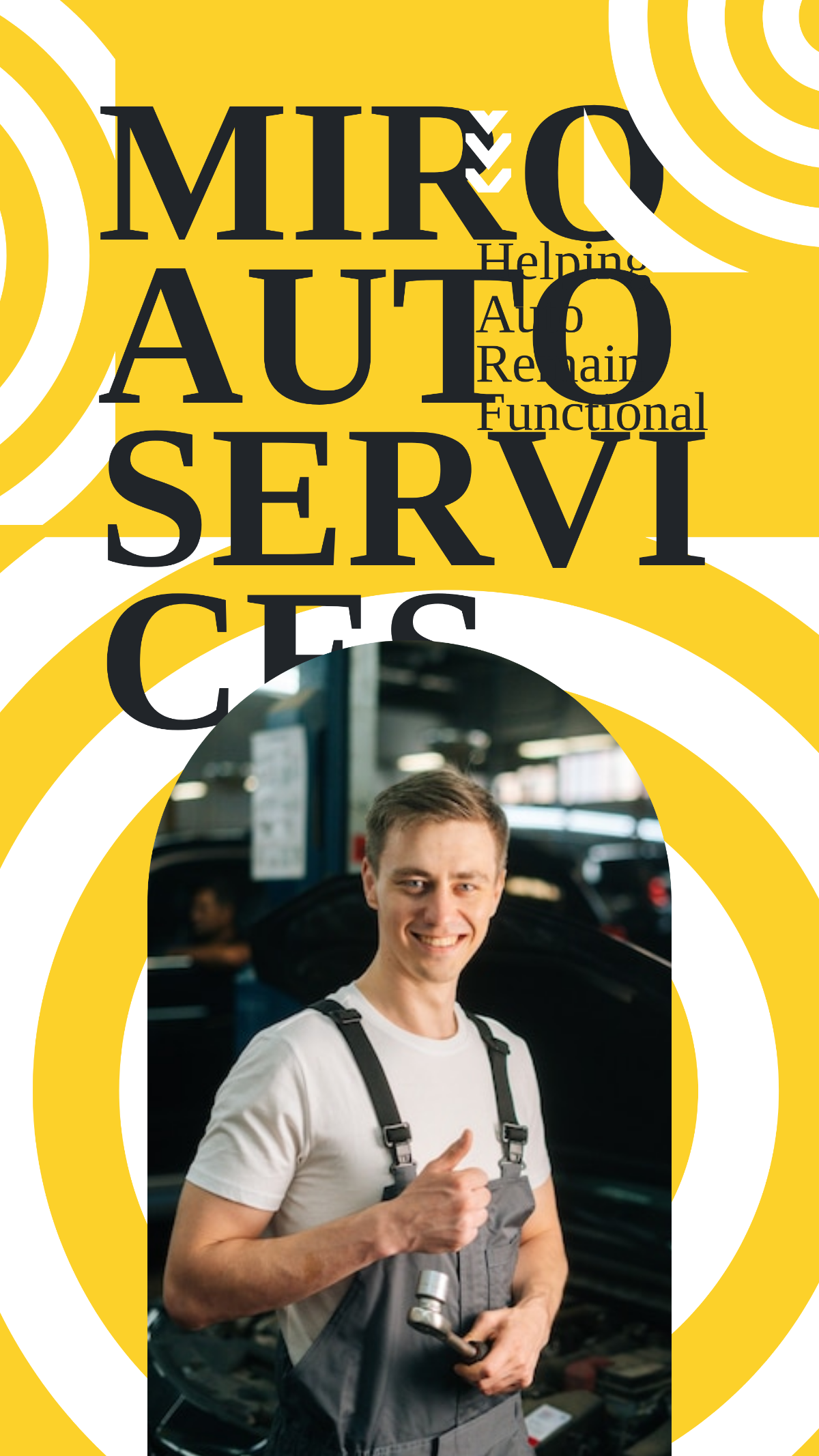 Free Auto Services Whatsapp Post Template to Edit Online