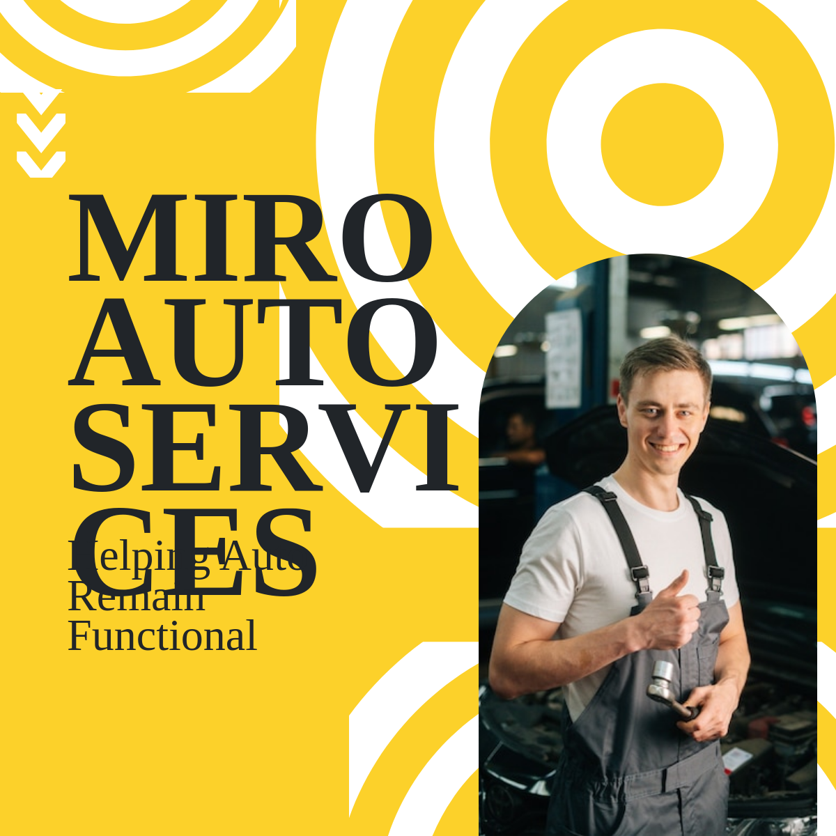 Free Auto Services Linkedin Post Template