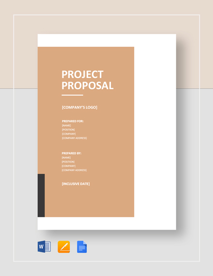 Project Proposal Template - Word | Google Docs | Apple ...