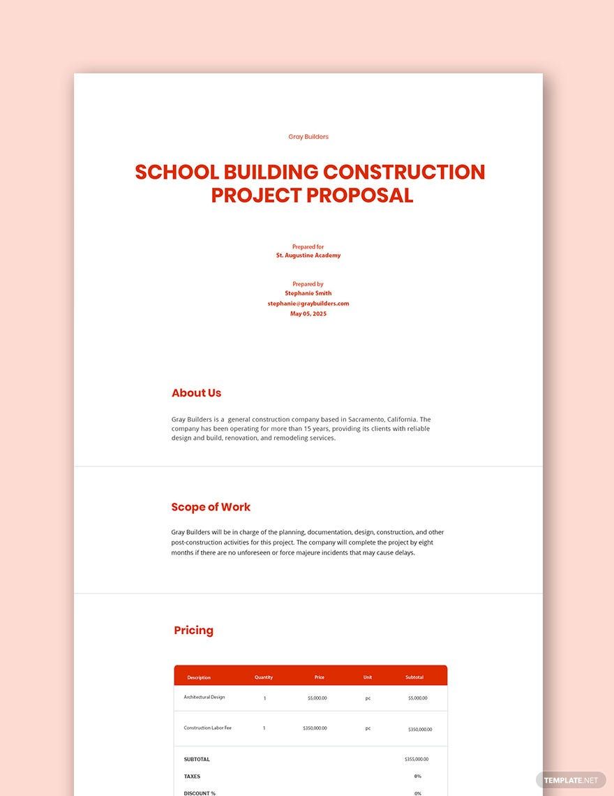 IT Project Proposal Template Google Docs Word Apple Pages PDF 