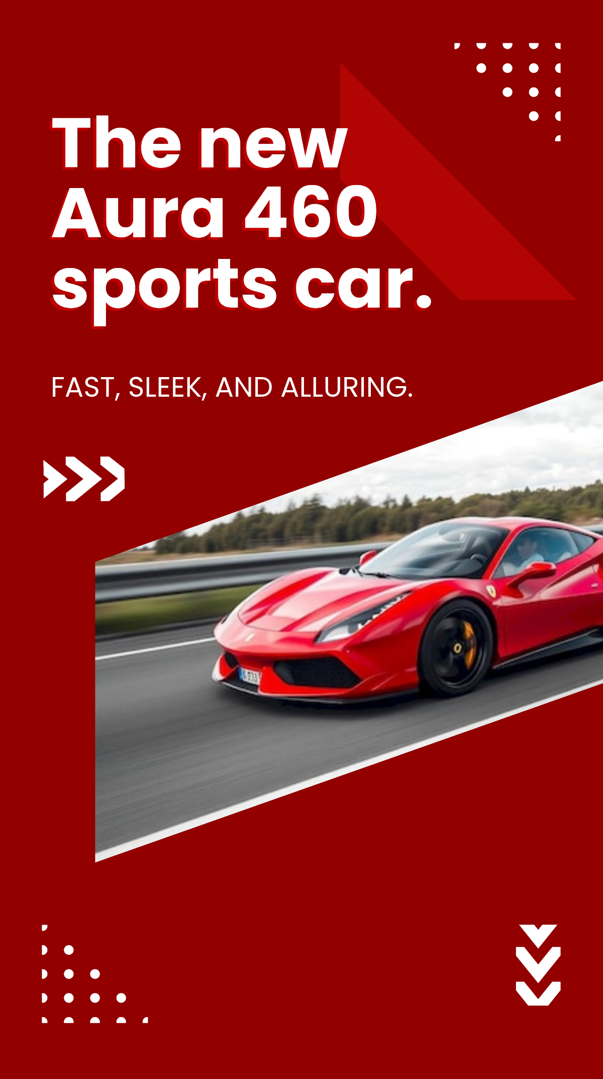 Free Sports Car Instagram Story Template