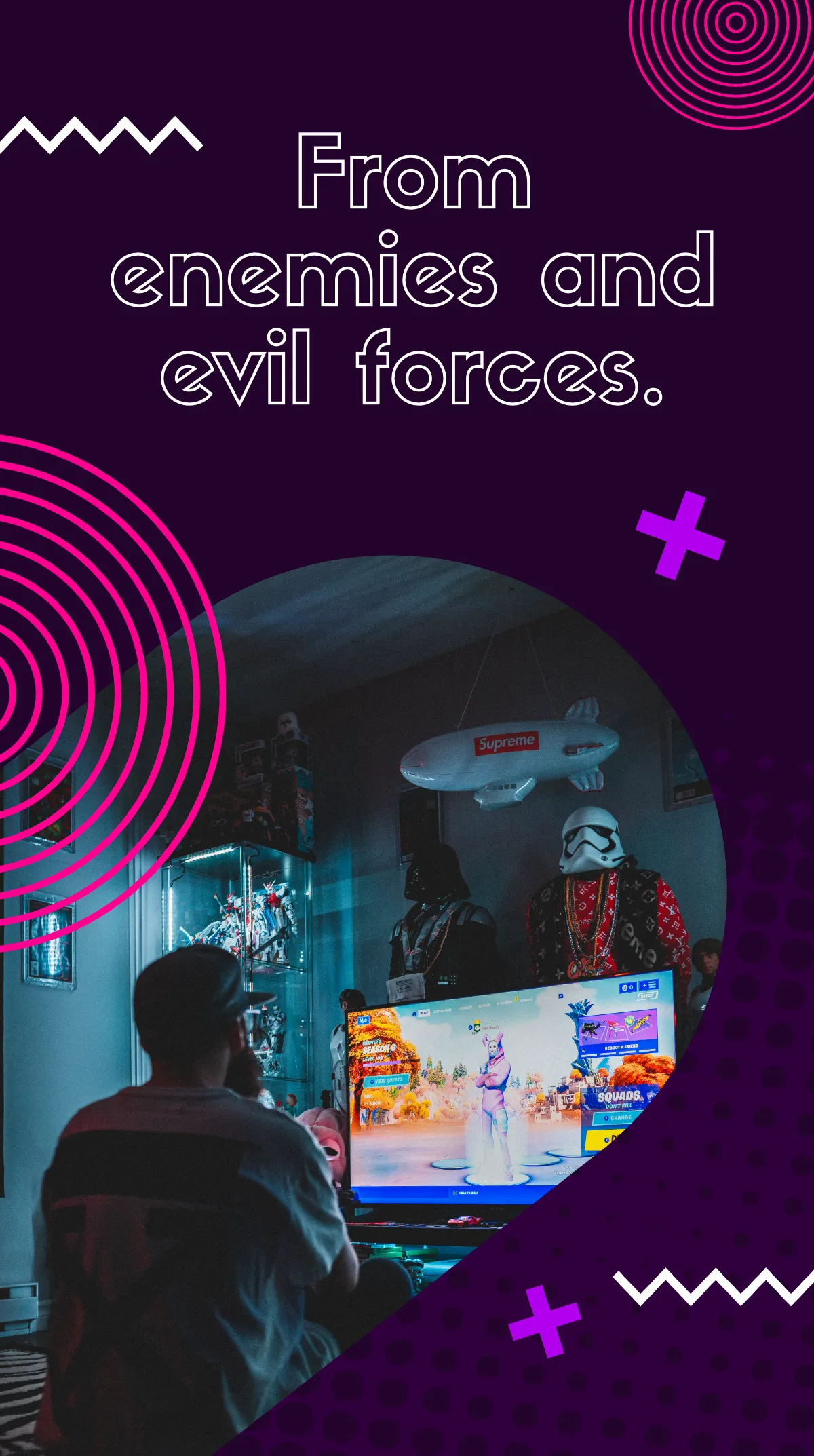 Free Video Games Instagram Story Template to Edit Online