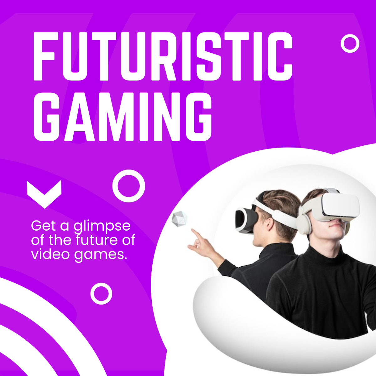 Free Gaming Concept Linkedin Post Template