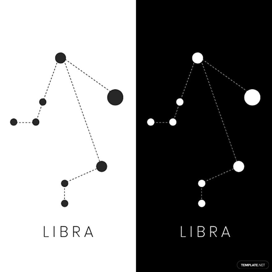 Libra Star Vector