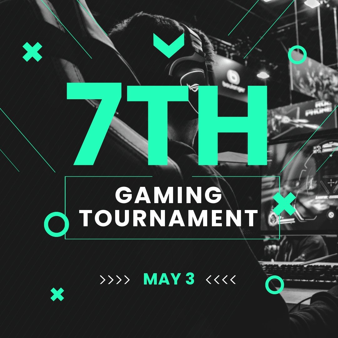 Free Gaming Tournament Instagram Post Template