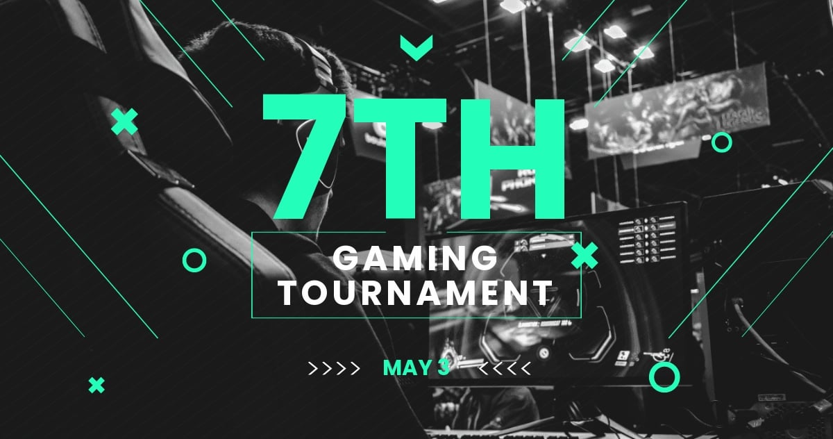 Free Gaming Tournament Facebook Post Template