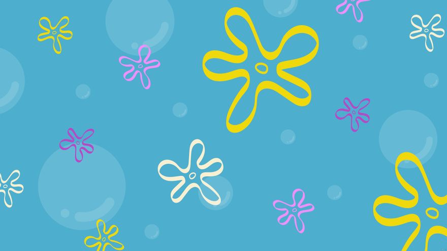 Spongebob flowers in the sky HD wallpapers | Pxfuel