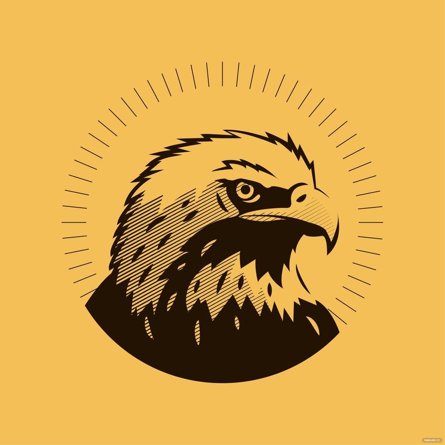 Stylized Eagle Vector in Illustrator, SVG, JPG, EPS, PNG