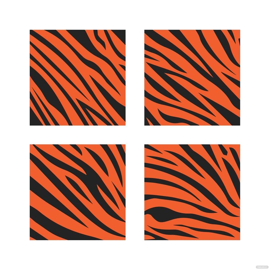 Tiger Pattern Vector