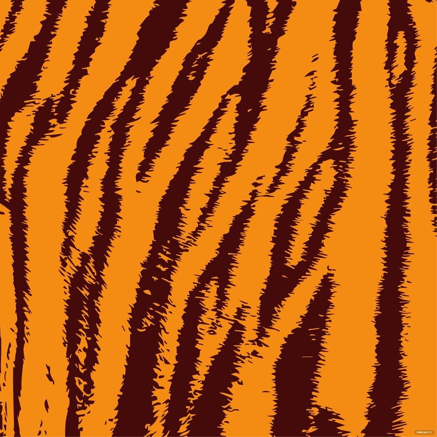 Free Tiger Skin Vector in Illustrator, EPS, SVG, JPG, PNG