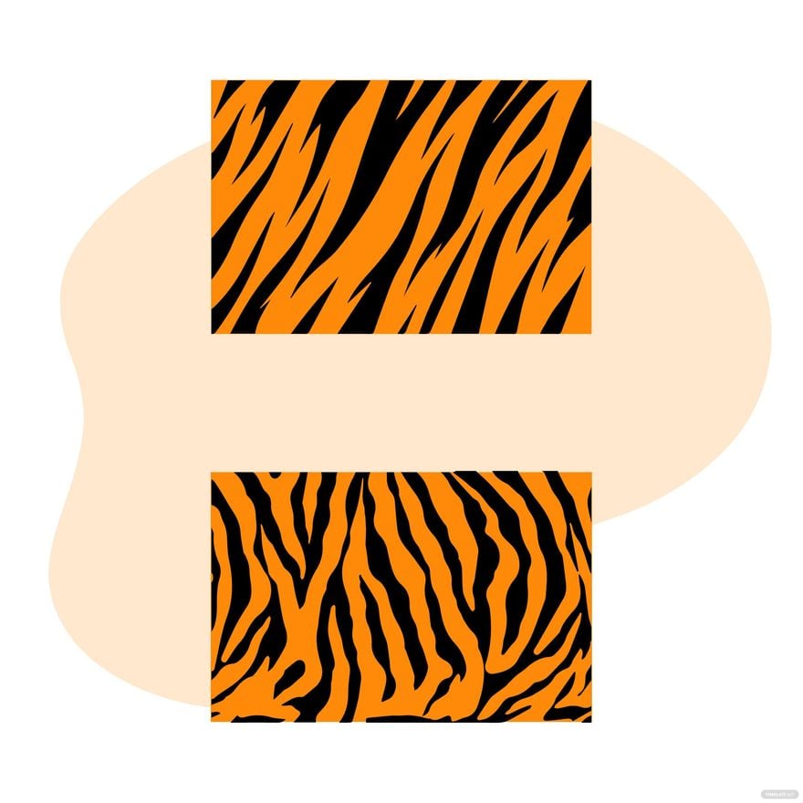 Tiger Stripes Pattern SVG, PNG, PDF, Tiger Pattern Svg